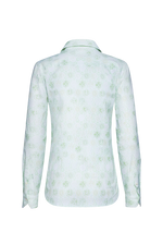 Bluse mit hand gedruckten Modeln - Miniatur 2