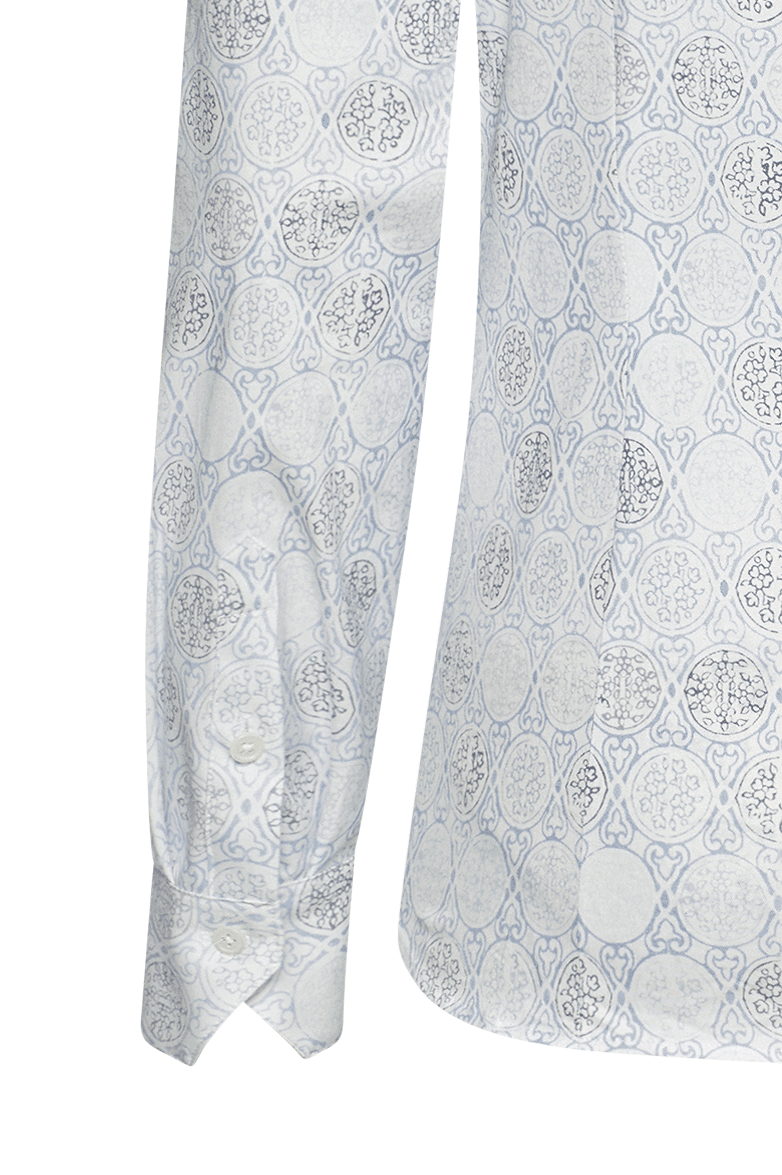 Bluse mit hand gedruckten Modeln - Bild 12
