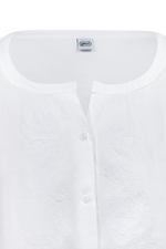 Bluse mit Rosenstickerei - Miniatur 3