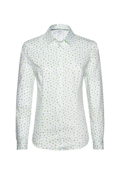 Bluse mit Gössl-Druck