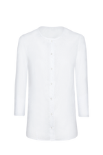 Klassische Bluse mit gestickter Margerite - Miniatur 1