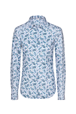 Paisley blouse - white-blue 15 / 36