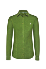 Bluse mit kontrastreicher Gamsstickerei - Miniatur 1