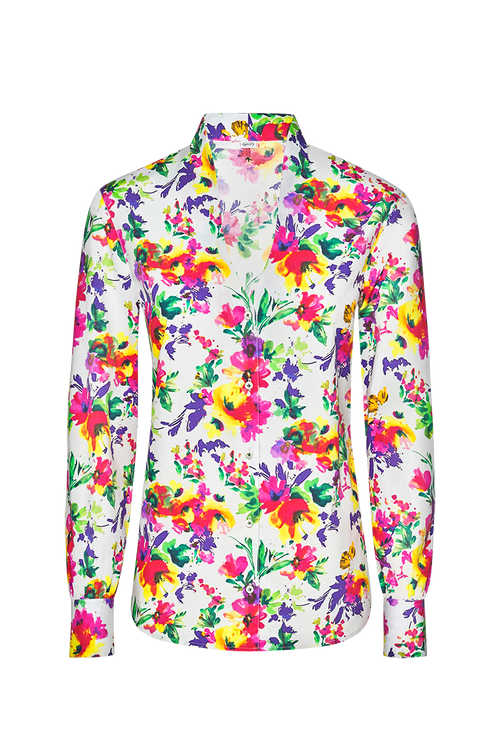 Blumenbluse