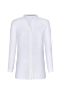 Bluse mit kunstvollem Hohlsaum - thumbnail 1