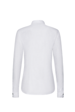 Ornament-Bluse weiß/weiß - Miniatur 2