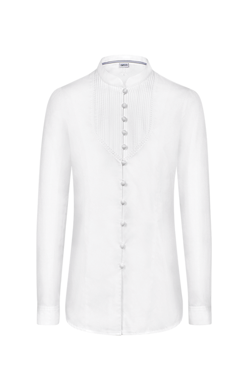 Plastron-Bluse