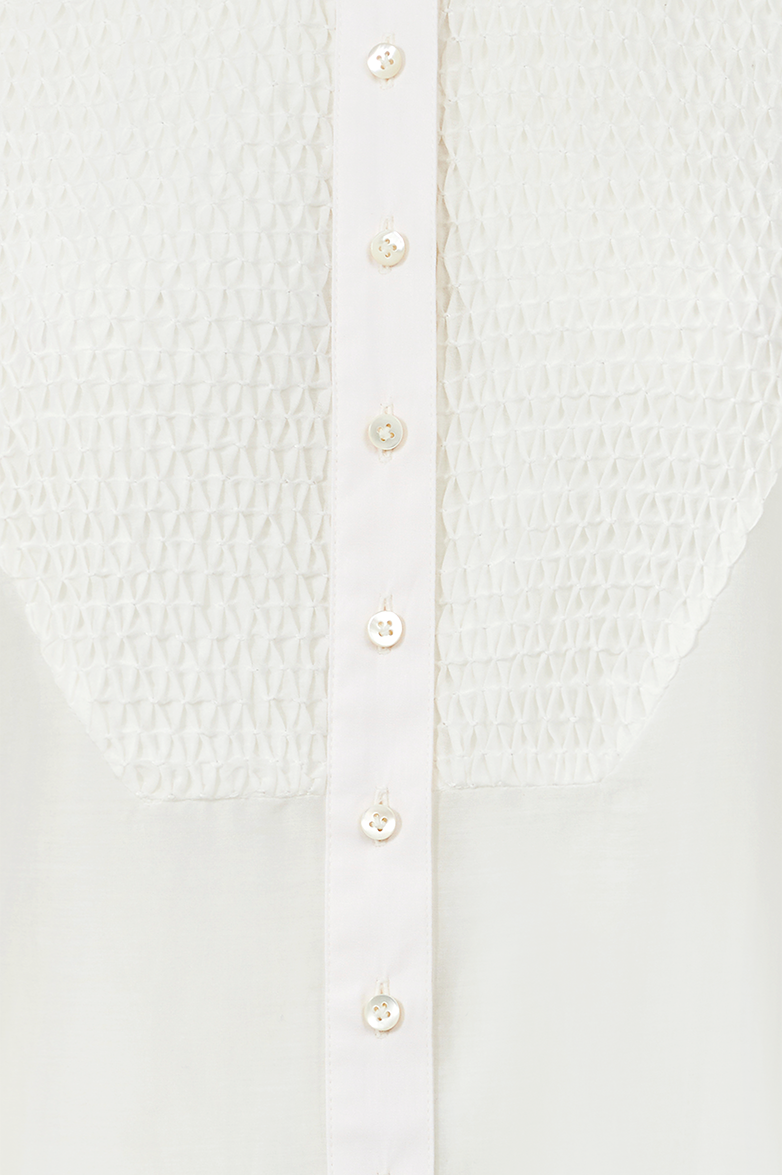 Waffle smock blouse - Image 4