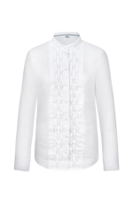 Bluse mit prachtvollem Waffelsmok - Miniatur 1