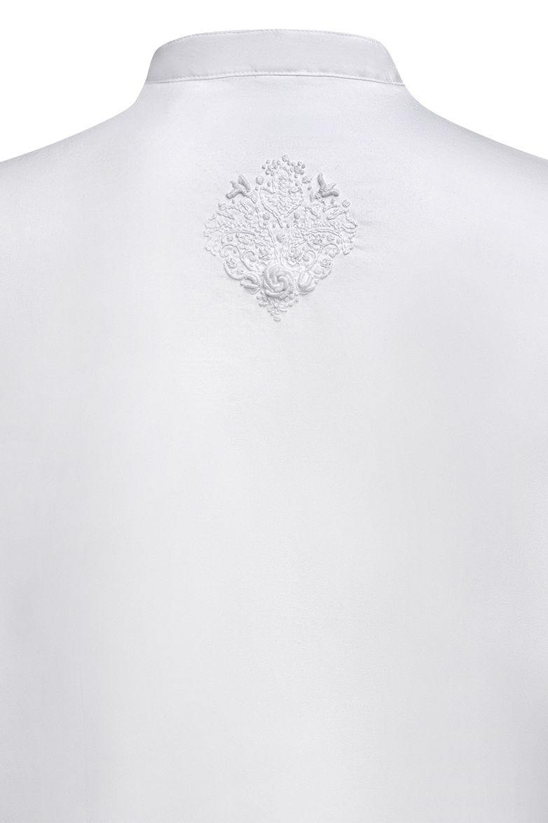 Editionsbluse aus Baumwollsatin - Bild 5