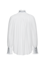 Festbluse mit Stehfalten - Miniatur 2