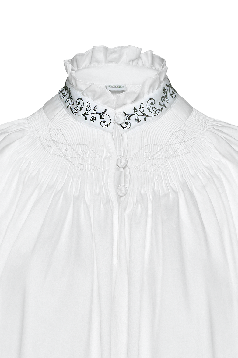 Festbluse mit Stehfalten - Bild 3