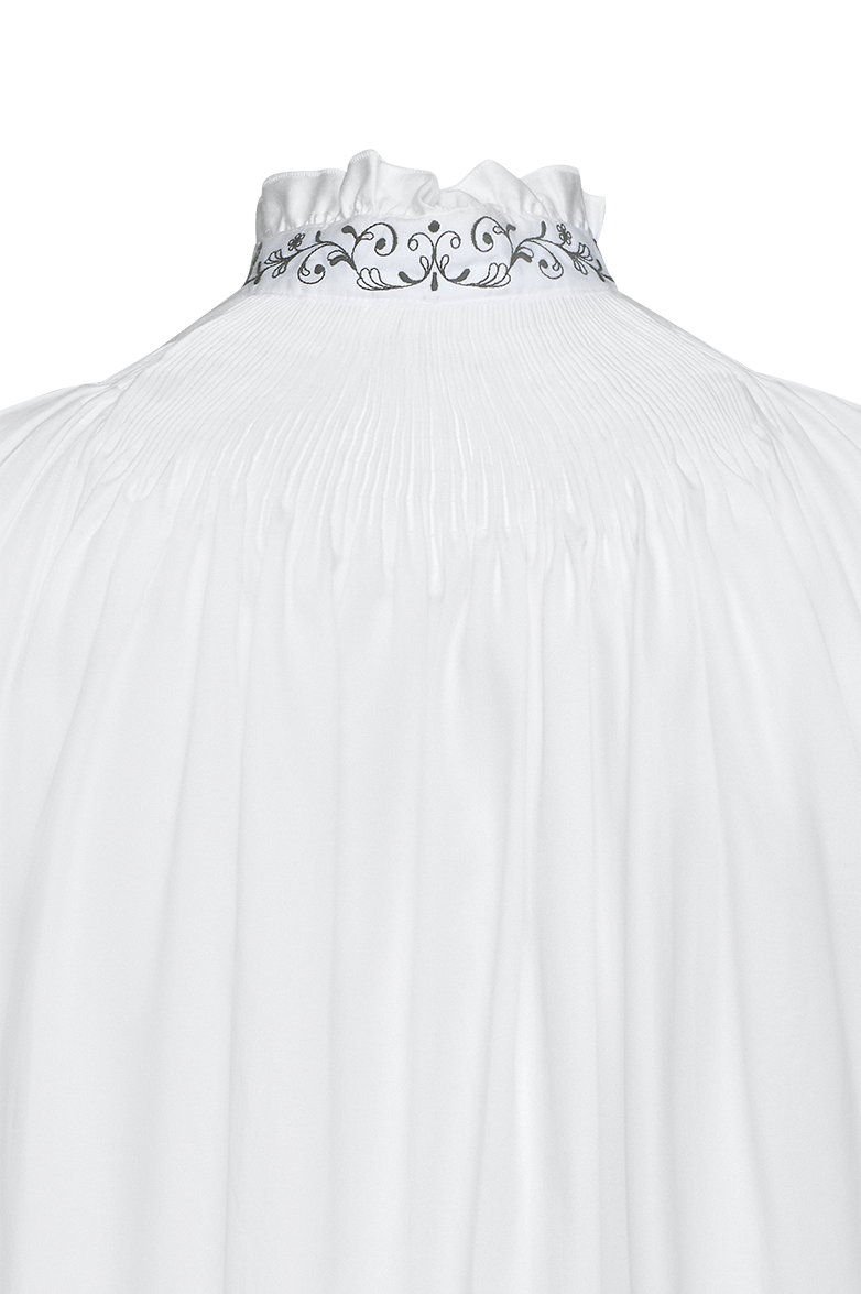 Festbluse mit Stehfalten - Bild 5