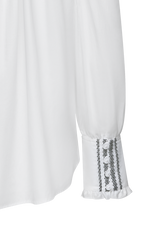 Festbluse mit Stehfalten - Miniatur 6