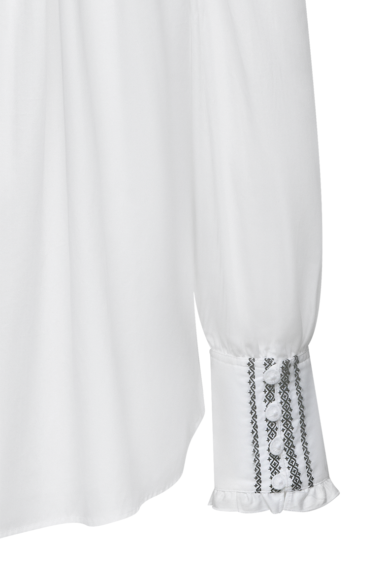 Festbluse mit Stehfalten - Bild 6