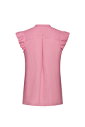 Leinenbluse mit Rüschenärmel - Miniatur 2
