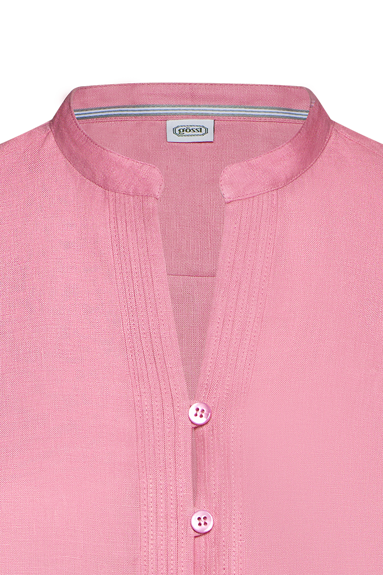 Leinenbluse mit Rüschenärmel - Bild 3
