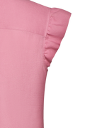Leinenbluse mit Rüschenärmel - Miniatur 6
