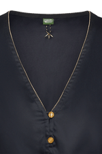 V-Ausschnitt mit Goldkette - Miniatur 3