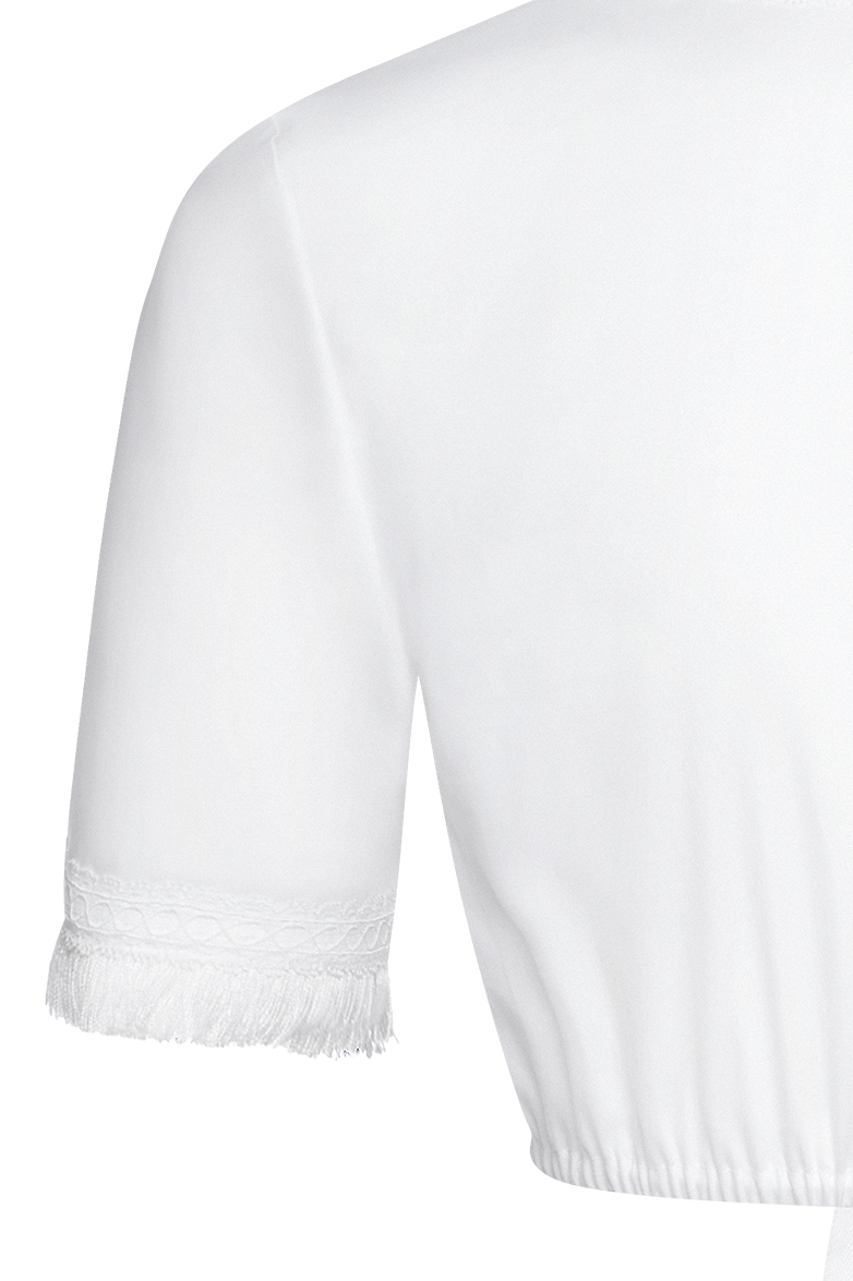 Dirndlbluse mit Fransenborte - Bild 5