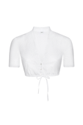 Dirndlbluse mit V-Ausschnitt - Miniatur 1