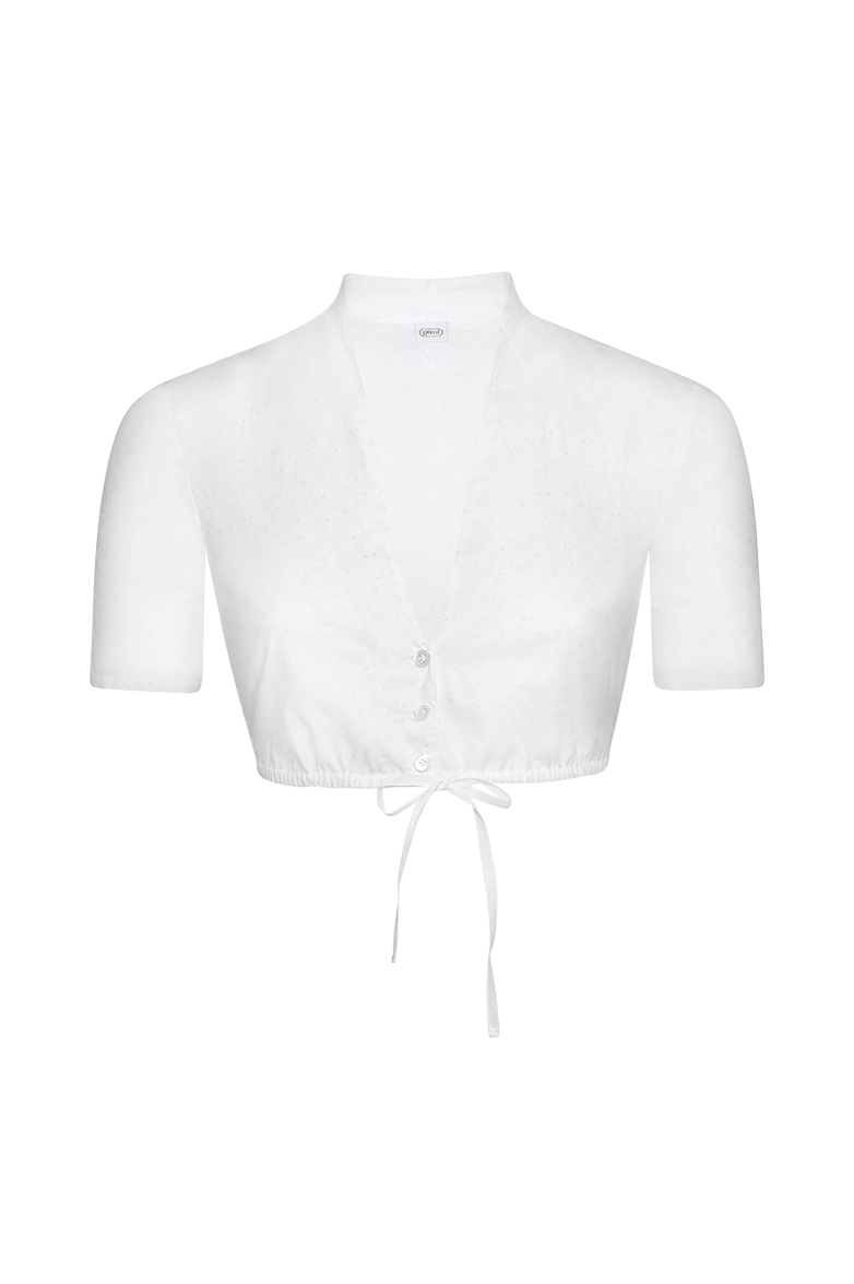 Dirndlbluse mit V-Ausschnitt - Bild 1