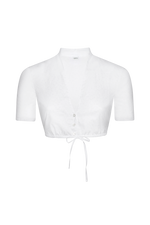 Dirndlbluse mit V-Ausschnitt - Miniatur 1