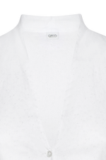 Dirndlbluse mit V-Ausschnitt - Miniatur 4