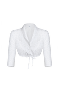 Dirndlbluse mit Schalfasson - Miniatur 1