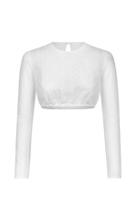 Lochstich-Dirndlbluse - Miniatur 1