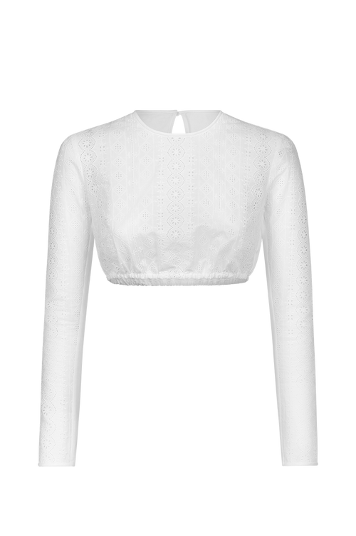 Lochstich-Dirndlbluse