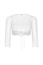 Stehfalten-Dirndlbluse - Miniatur 1