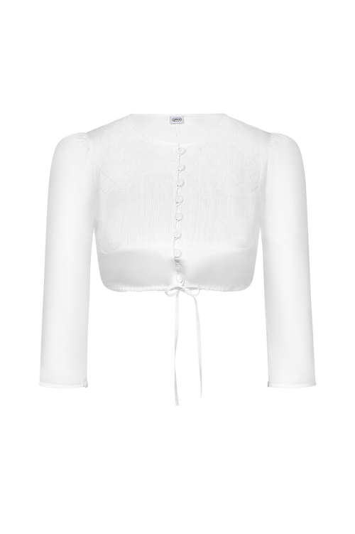 Stehfalten-Dirndlbluse