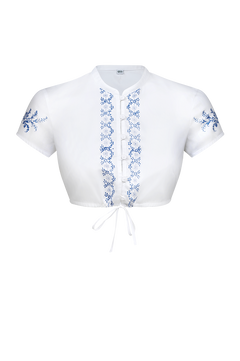 Modeldruck-Bluse