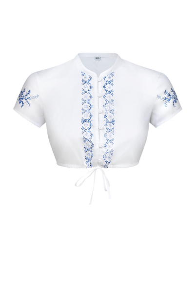 Modeldruck-Bluse