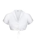 Dirndlbluse mit Schalfacon-Kragen - Miniatur 1