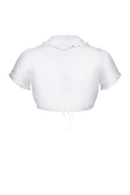 Dirndlbluse mit Schalfacon-Kragen - Miniatur 2
