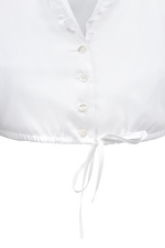 Dirndlbluse mit Schalfacon-Kragen - Miniatur 3