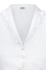 Dirndlbluse mit Schalfacon-Kragen - Miniatur 4