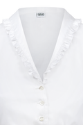 Dirndlbluse mit Schalfacon-Kragen - Miniatur 4