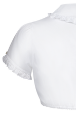 Dirndlbluse mit Schalfacon-Kragen - Miniatur 6