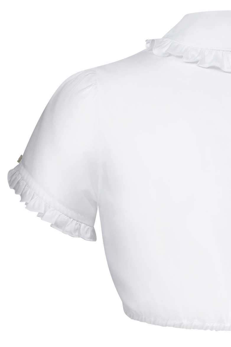 Dirndlbluse mit Schalfacon-Kragen - Bild 6