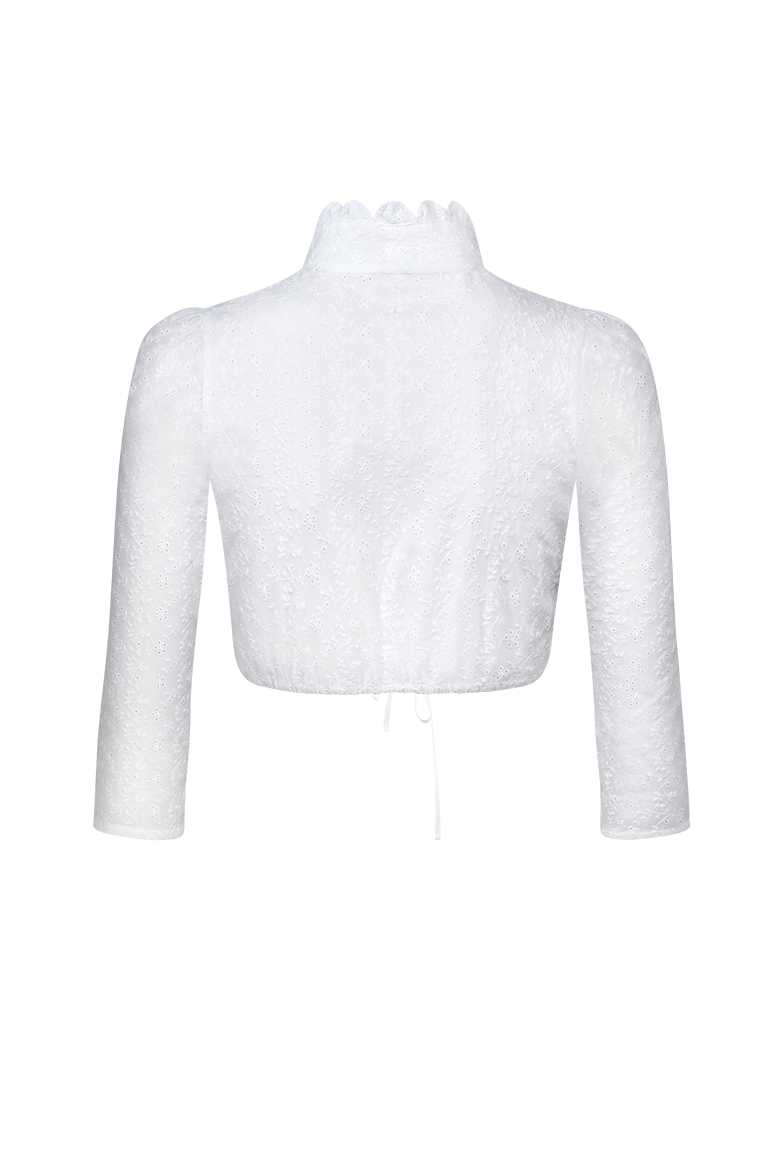 All-over bestickte Dirndlbluse - Bild 2