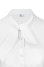 Dirndlbluse mit drapiertem Arm - Miniatur 4