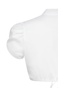 Dirndlbluse mit drapiertem Arm - Miniatur 6