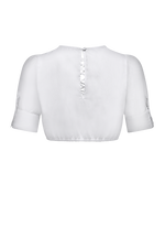 Dirndlbluse mit filigranenen Bändern - Miniatur 2