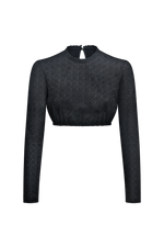 Dirndlbluse all-over bestickt - Miniatur 1