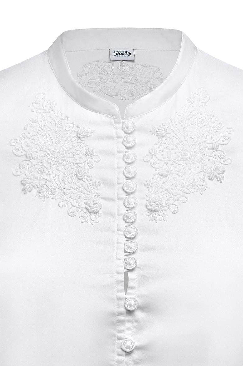 Dirndlbluse Edition aus Baumwollsatin - Bild 3