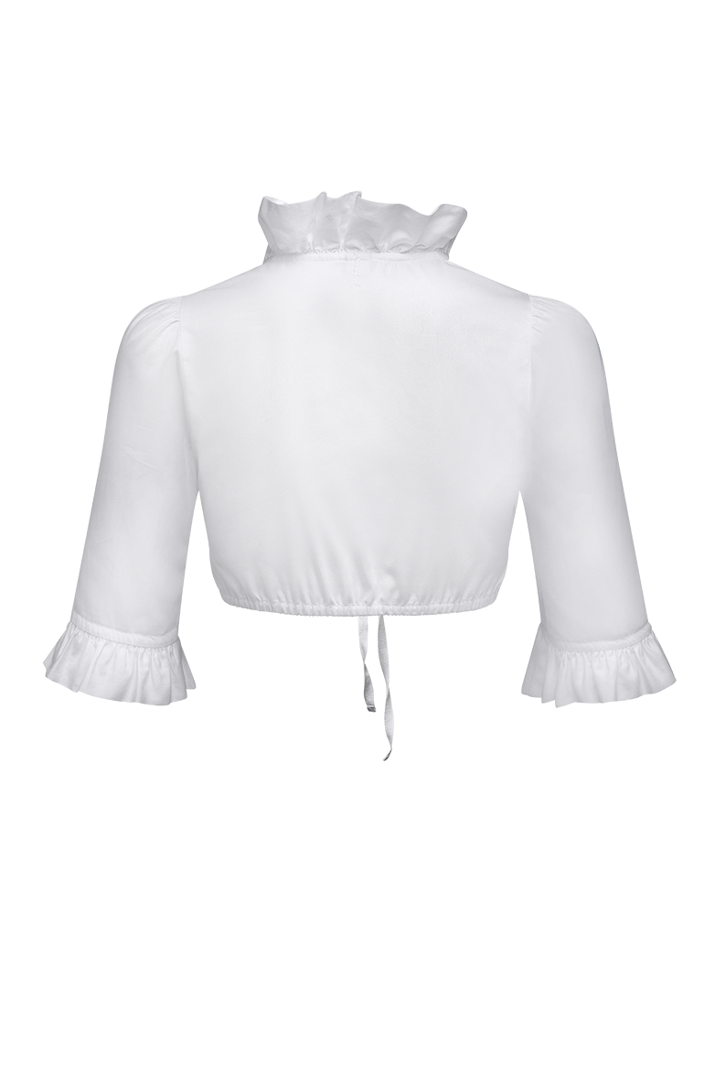 Dirndlbluse aus Baumwollsatin - Bild 2