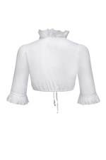 Dirndlbluse aus Baumwollsatin - Miniatur 2